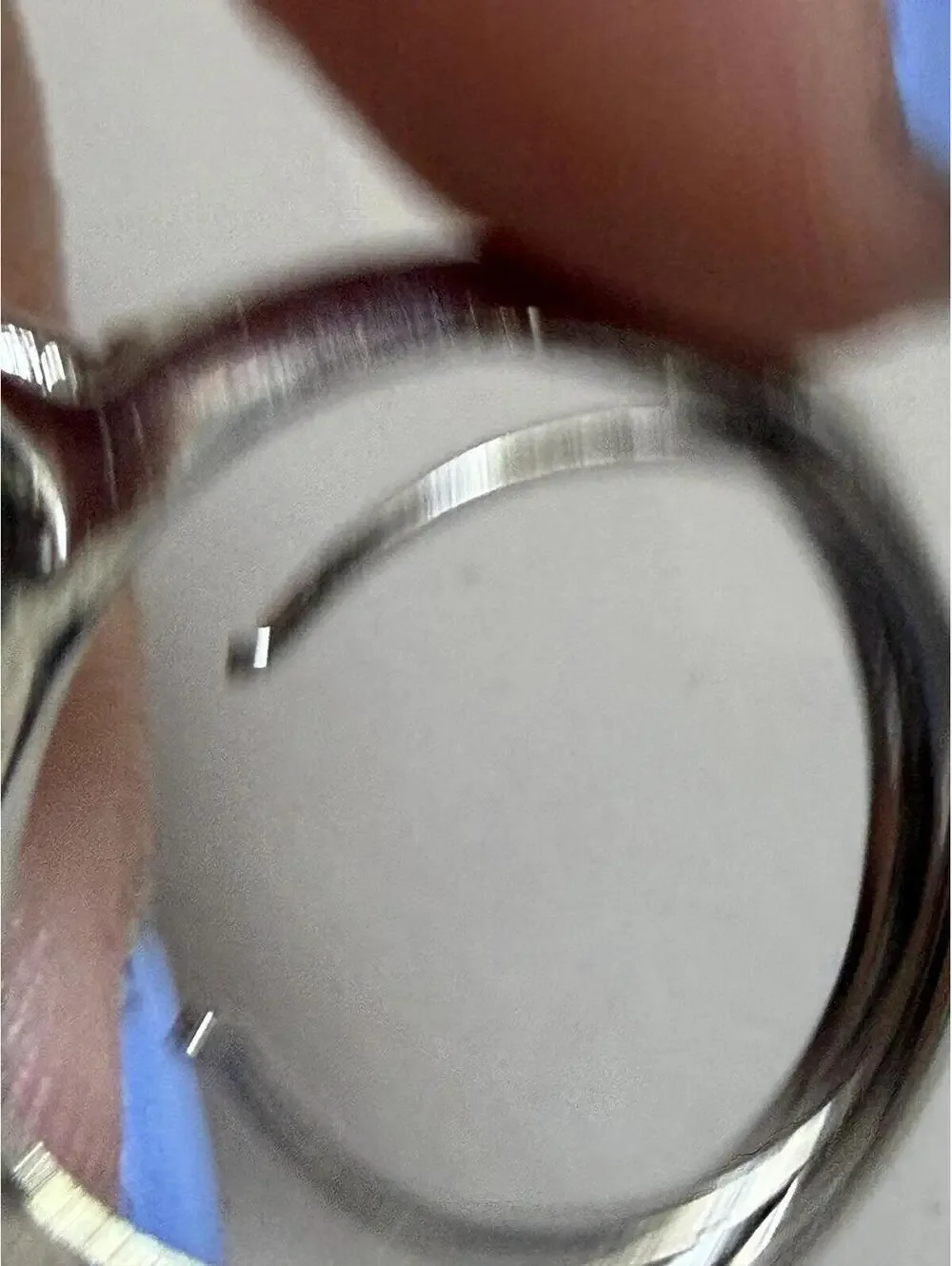 Elegant Pearl and Smoky Crystal Cocktail Ring Size 8.25
